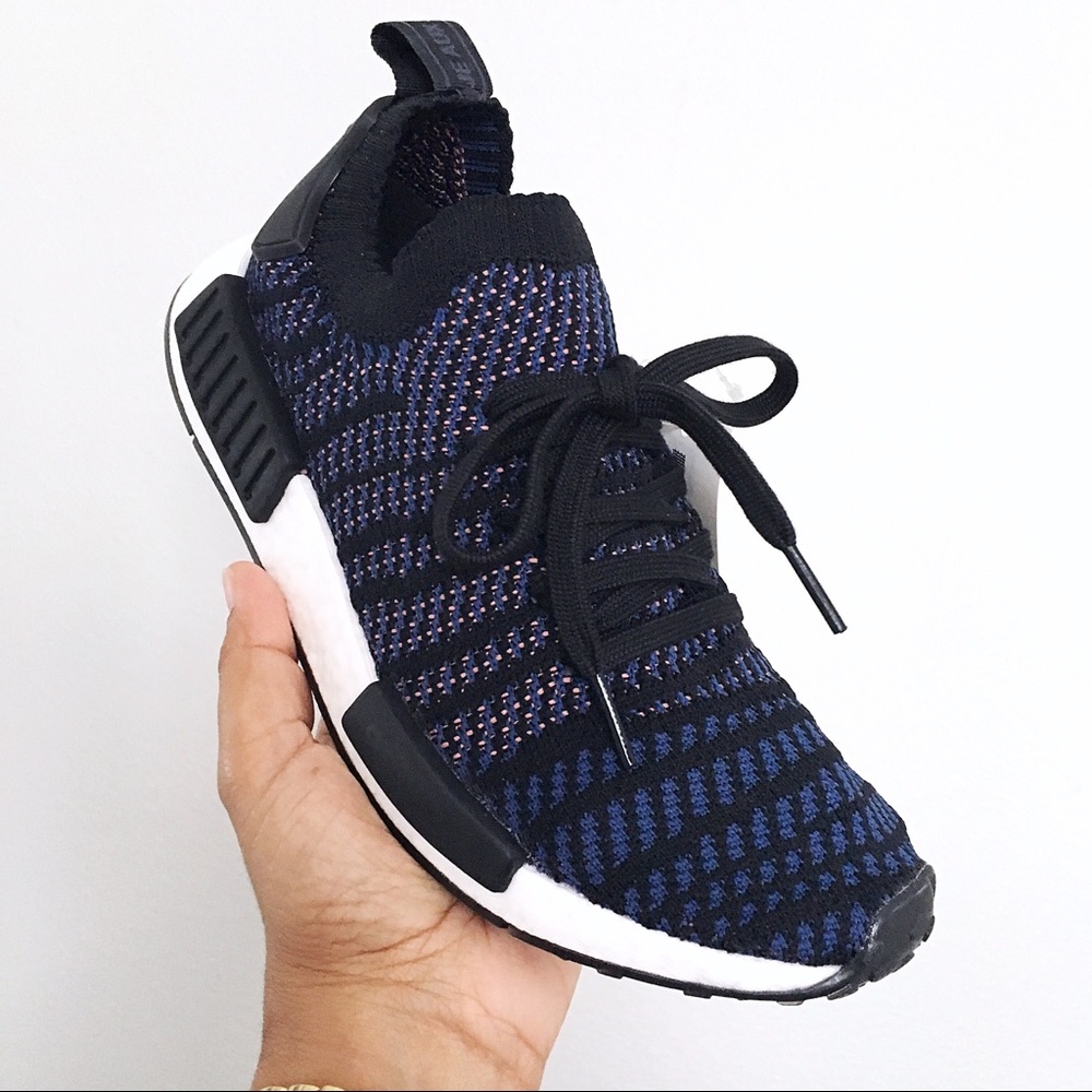 Adidas NMD _R1 STLT PK W Core Black Ash Pink - Picture 2 of 5
